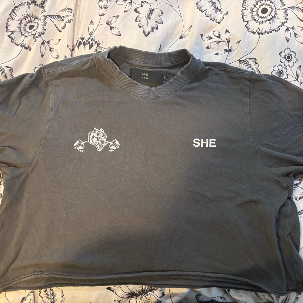 Darc Sport Gray Crop Top